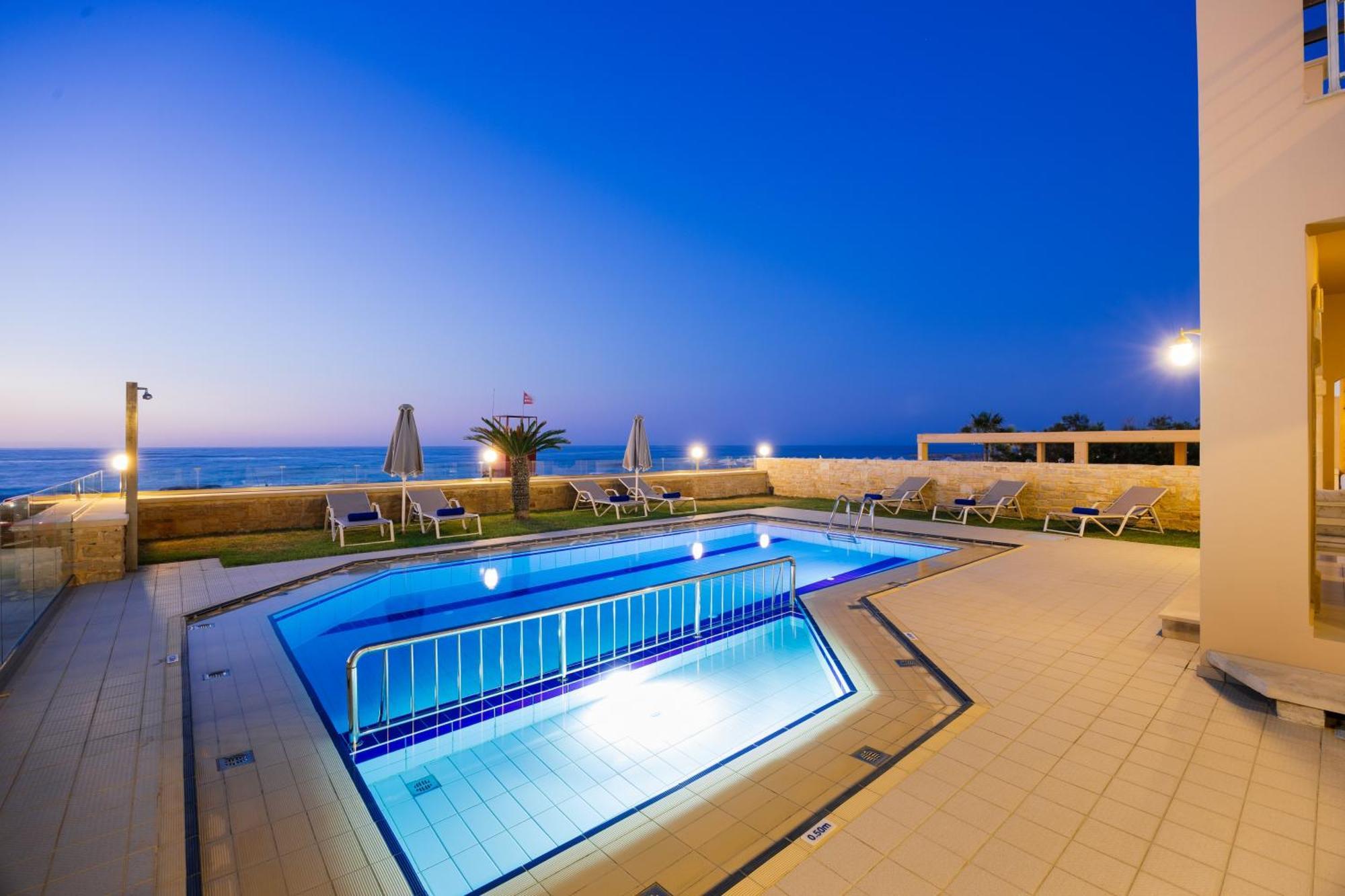 Villa Avra Rethymno Esterno foto