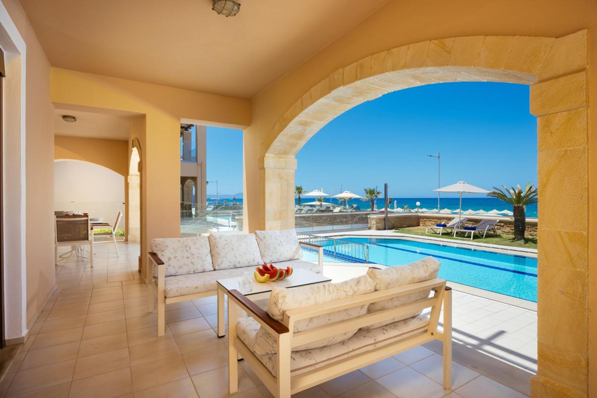 Villa Avra Rethymno Esterno foto