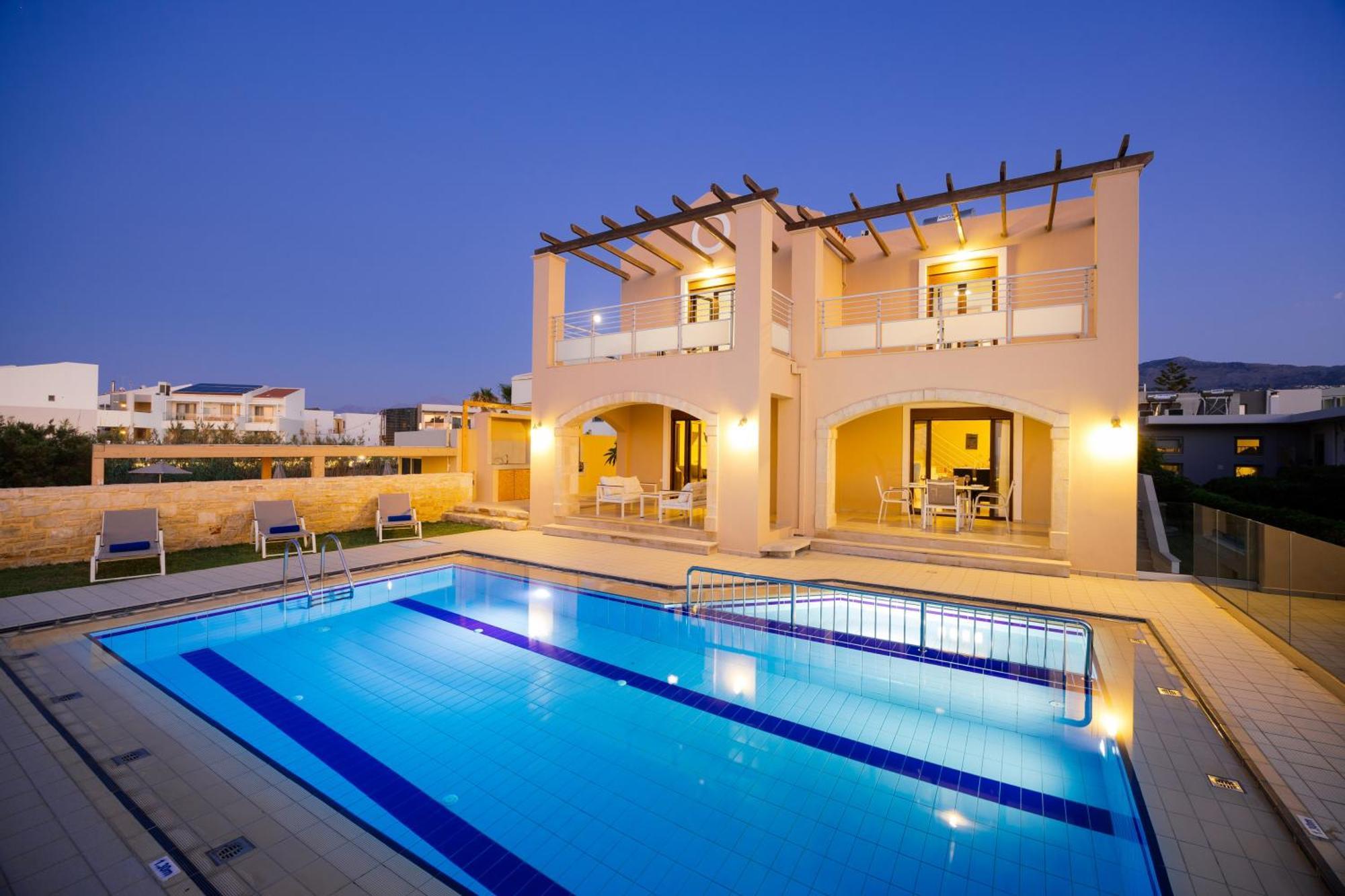 Villa Avra Rethymno Esterno foto