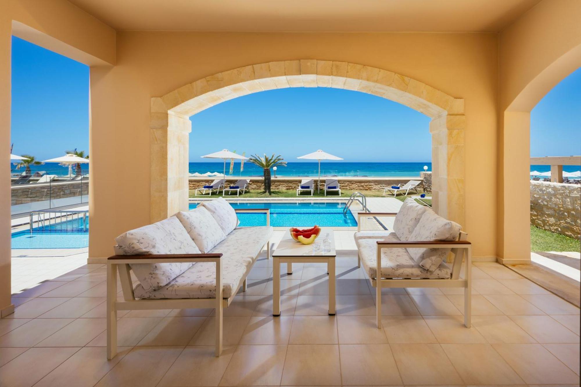 Villa Avra Rethymno Esterno foto