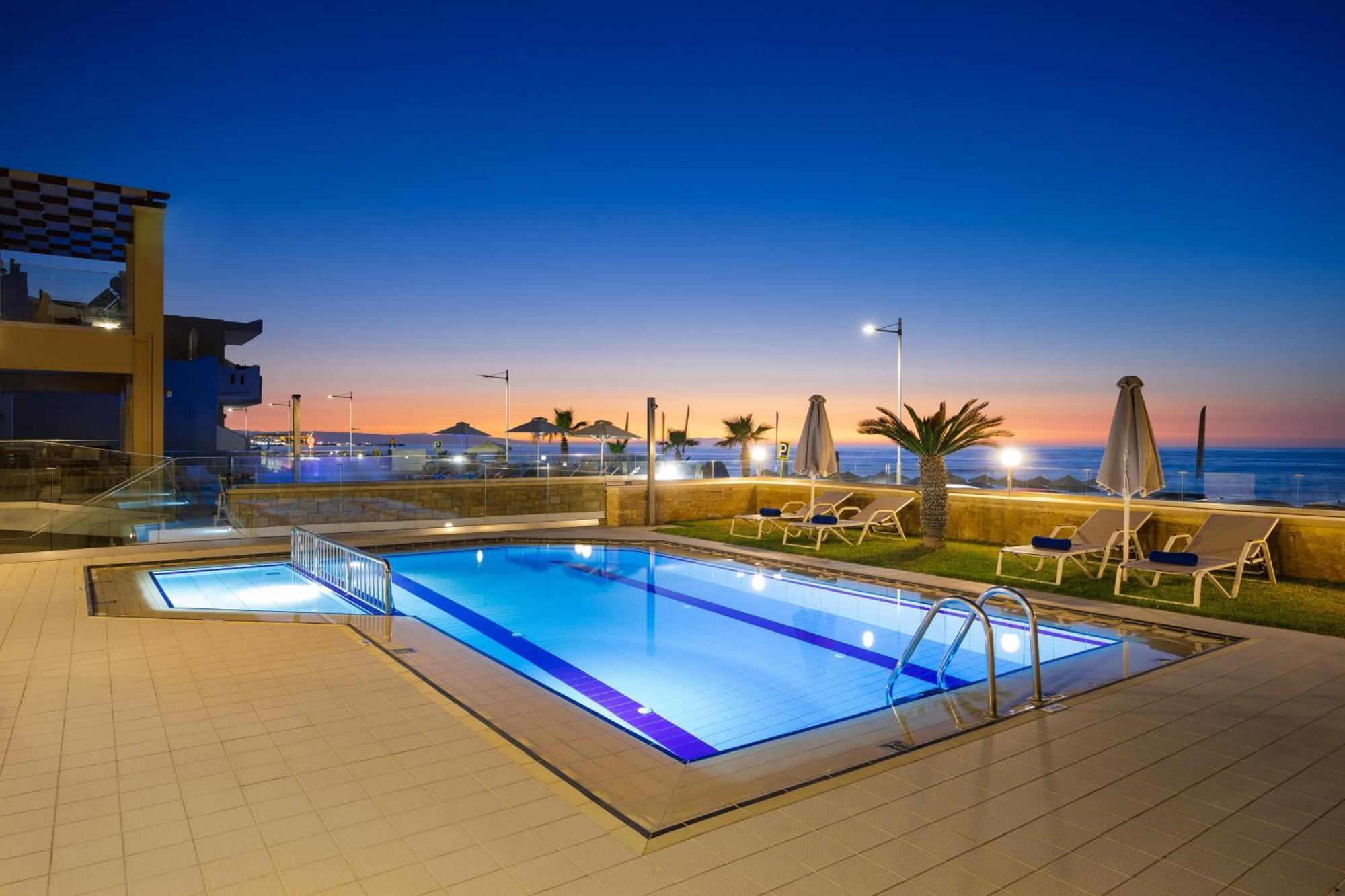 Villa Avra Rethymno Esterno foto