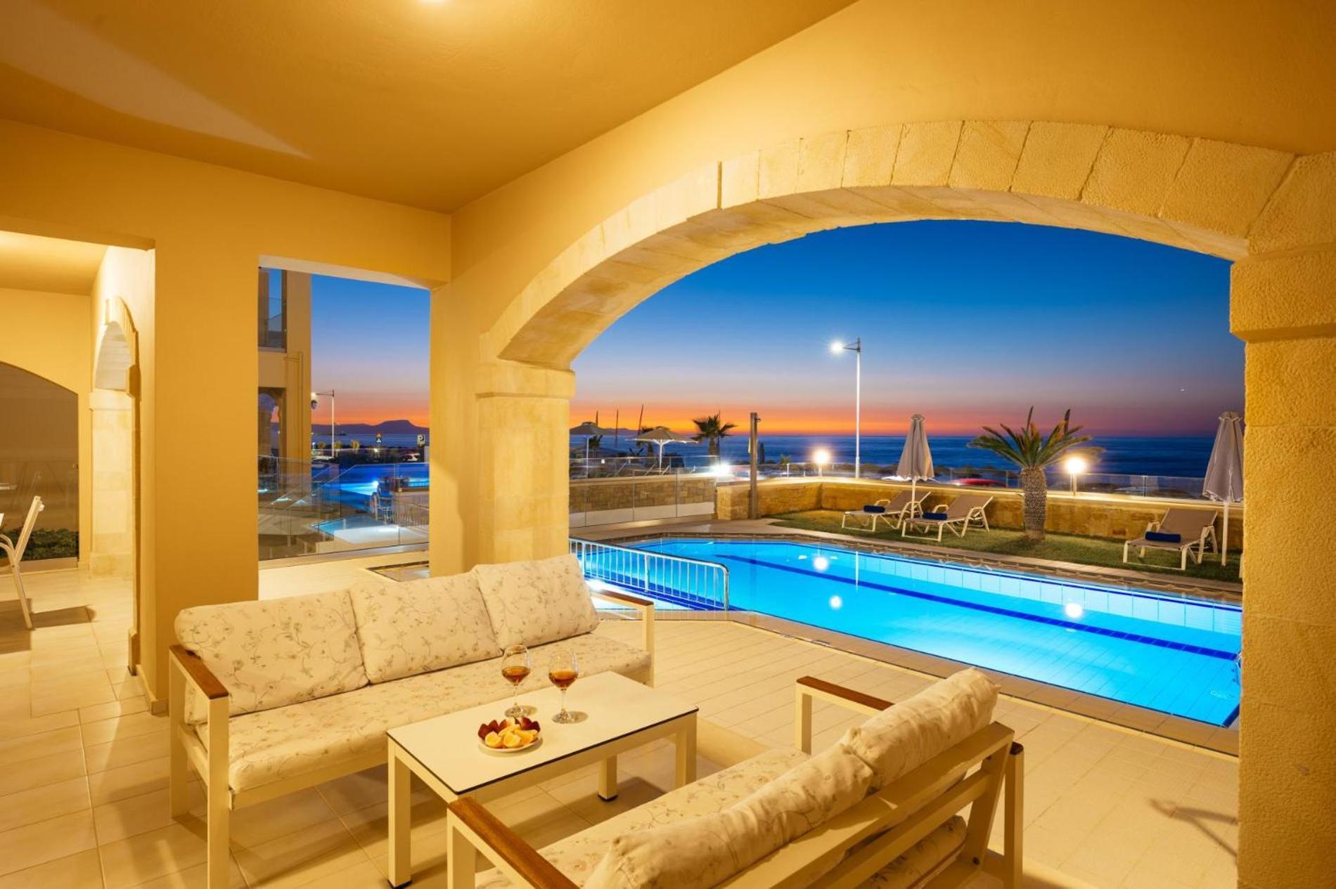 Villa Avra Rethymno Esterno foto